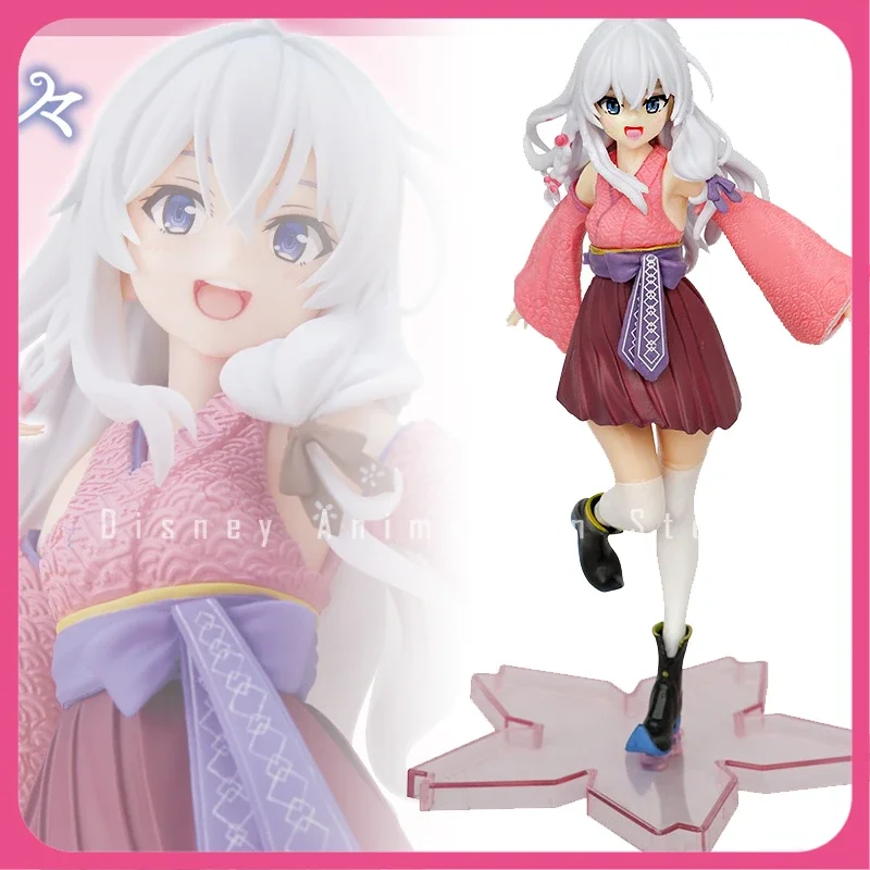 In Stock Majo No Tabitabi Elaina Coreful Figure Sakura Wasou Ver Anime Action Figures PVC Hentai Collection Doll Model Toys Gift