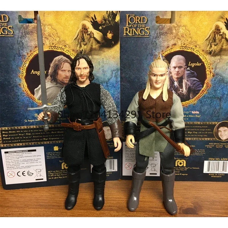 El Señor de los Anillos Películas Legolas Aragorn Figura de acción Figuras coleccionables Modelo de película clásica Juguete para niños Regalo de Navidad