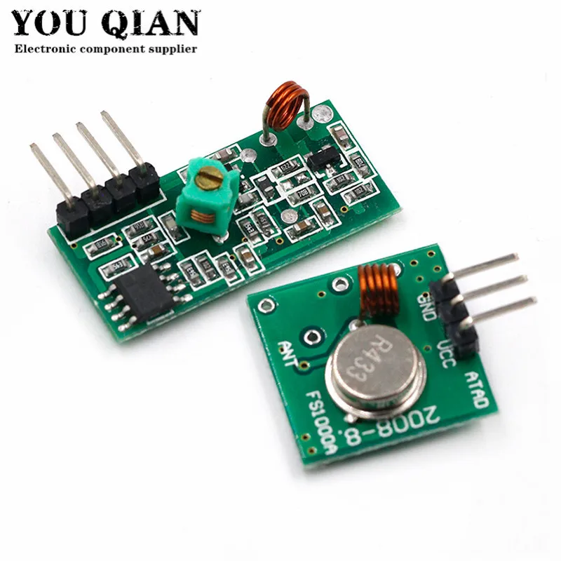 433 Mhz RF Transmitter and Receiver Module Link Kit for ARM/MCU WL DIY 315MHZ/433MHZ Wireless Remote Control for arduino Diy Kit