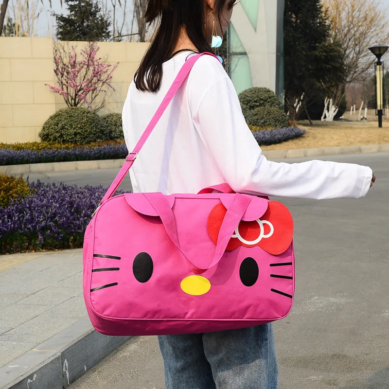 Hello Kitty Shoulder Bag Cute Sanrio Fashionable Wallet Coin Purse Cartoon Travel Purses and Handbags Crossbody Bag for Women