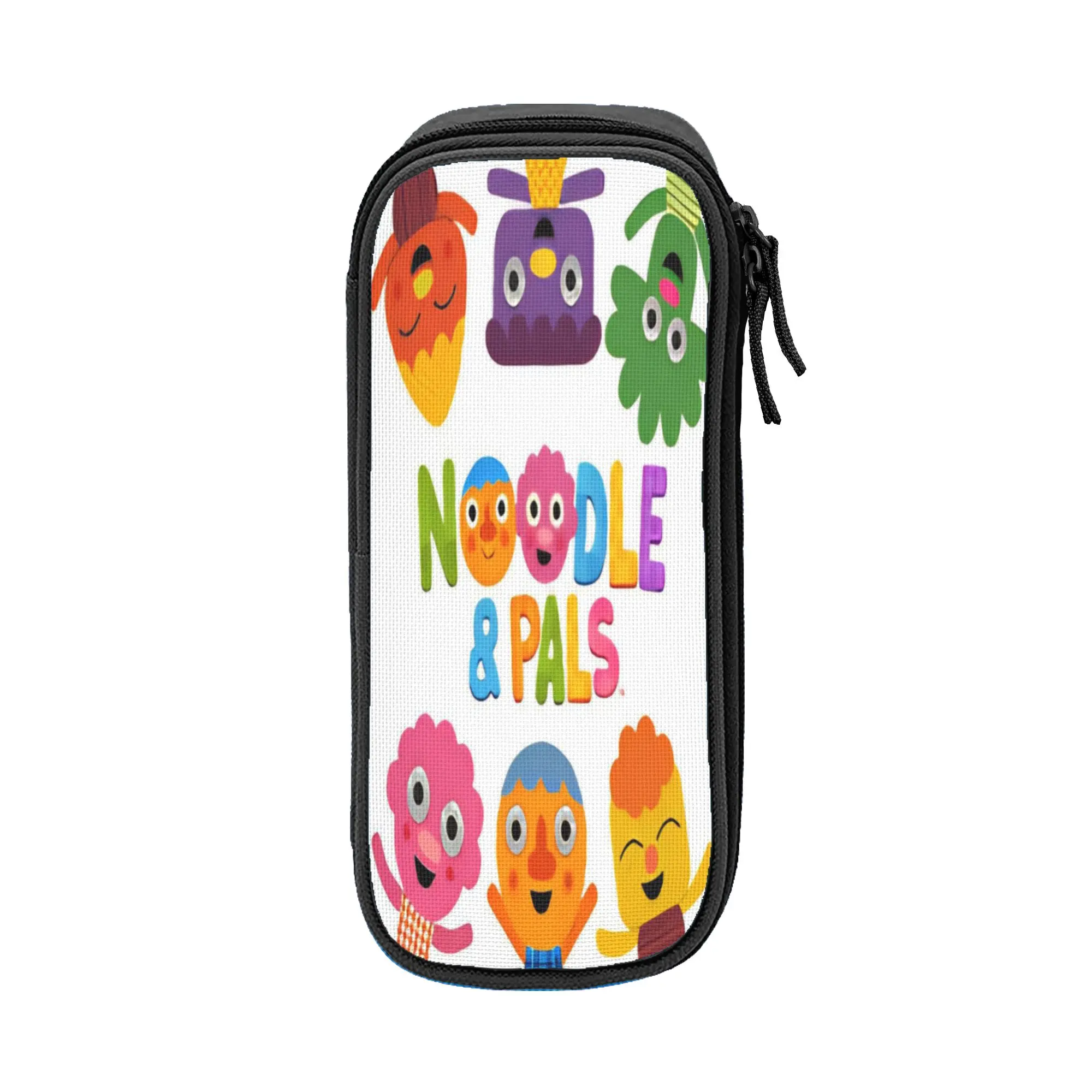 Me! Noodle & Pals  Pencil Case Cute   Pen Holder Pencil Bags Girl Boy Big Capacity School Supplies Zipper Pencilcases