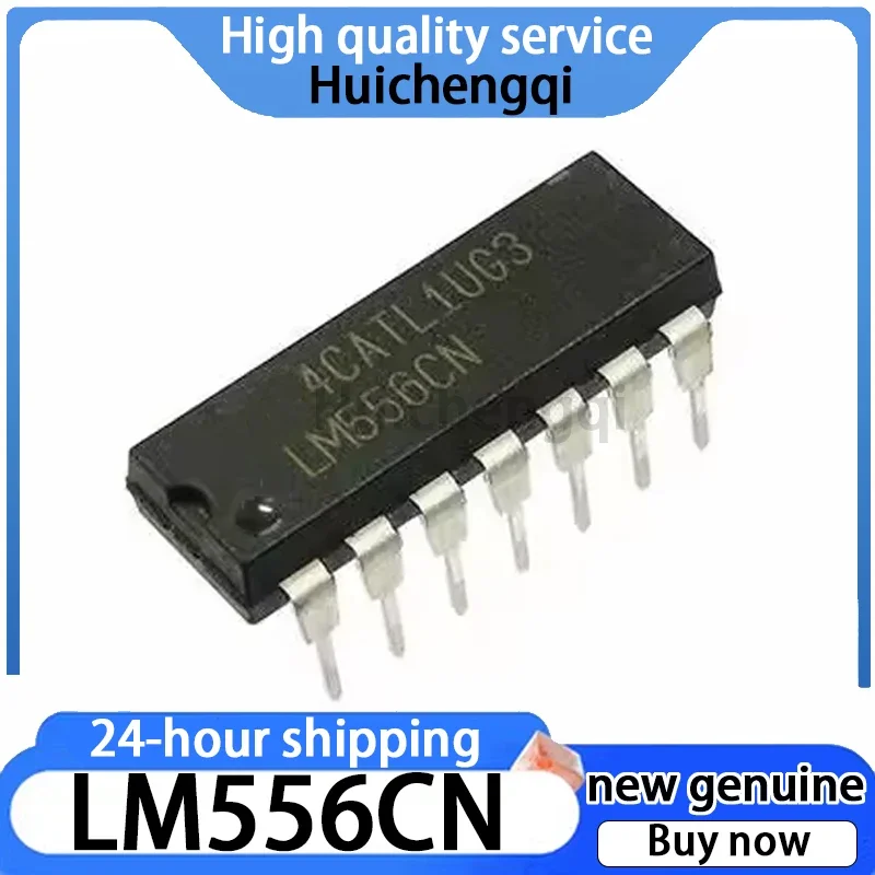 10PCS Genuine LM556CN LM556 Direct Insertion DIP14 (dual Channel) Timing/oscillator Chip