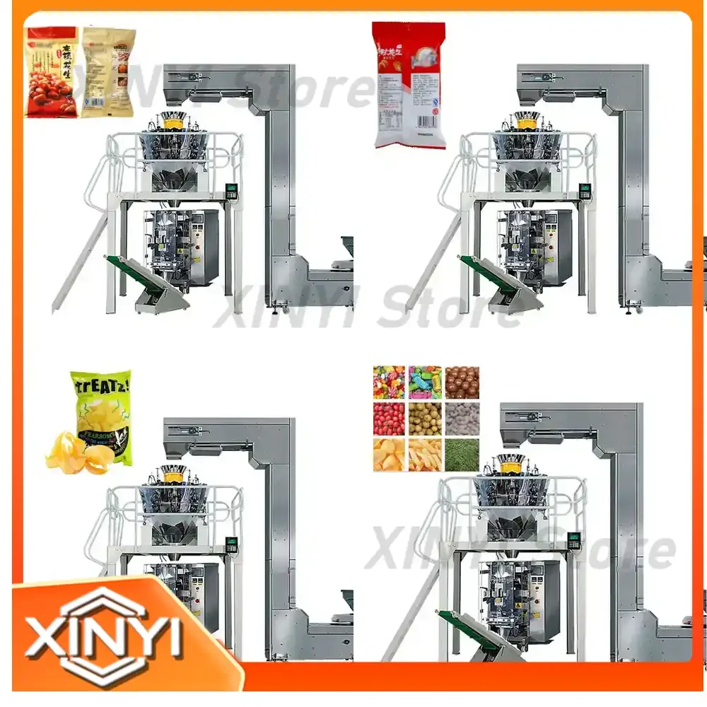 Automatic Potato Chips Vertical Form Fill Seal Machine for Auto Crisp Pouch Packing Machine food packaging equipment snack
