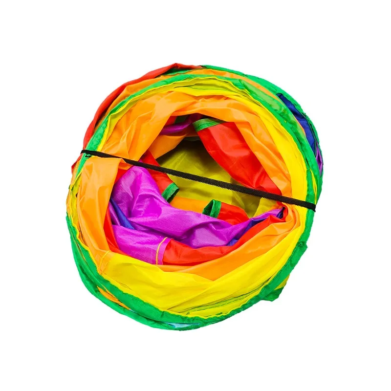 أنفاق لعب القطط الإبداعية الجديدة S Way T Way قابلة للطي في الأماكن المغلقة أنبوب نفق تفاعلي للحيوانات الأليفة لمستلزمات تمارين القطط