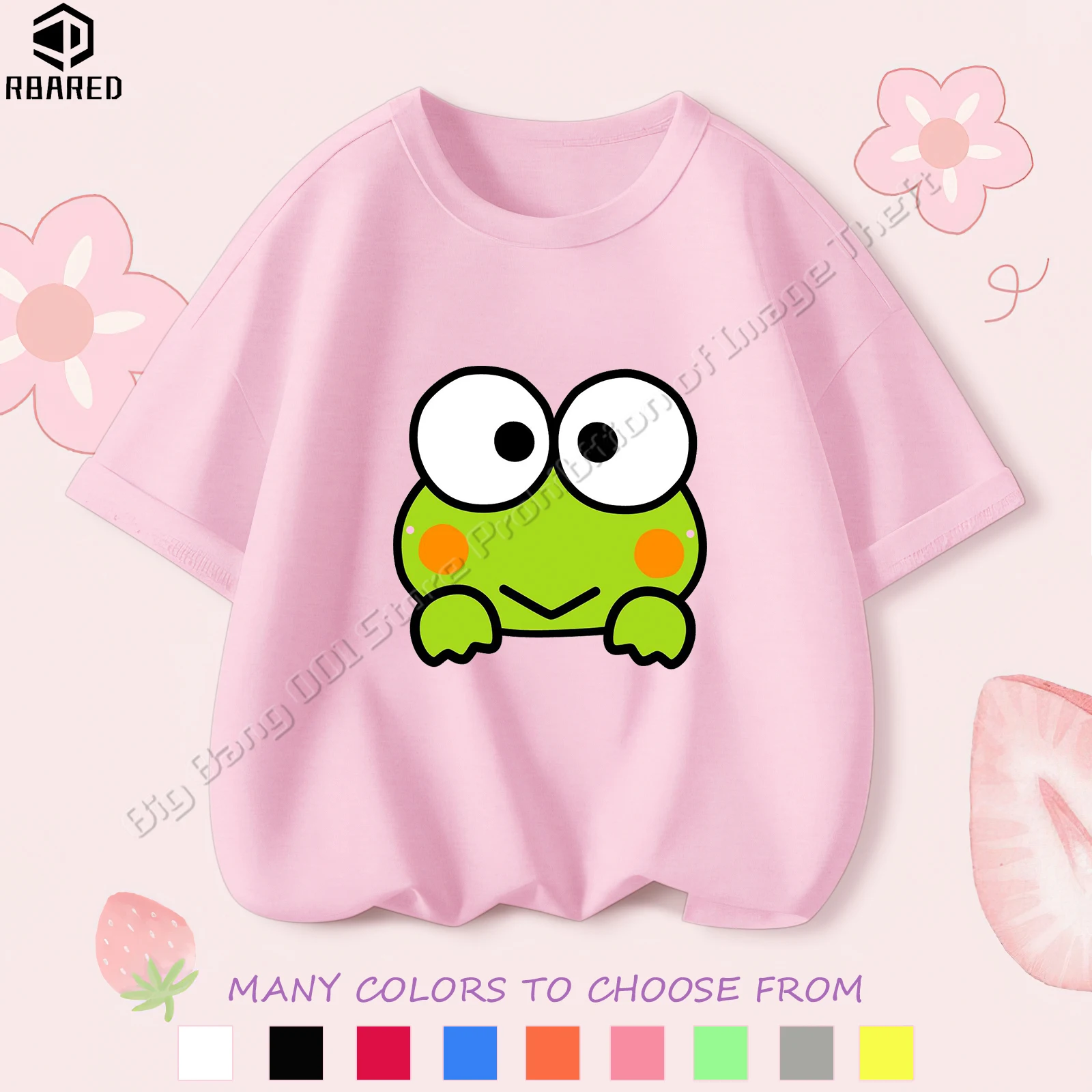 The New 2024 Baby Summer Clothes MINISO Children Clothes Girl Hello Kitty T Shirt Sanli Ou Keroppi Children\'s T-shirt Tops Kids