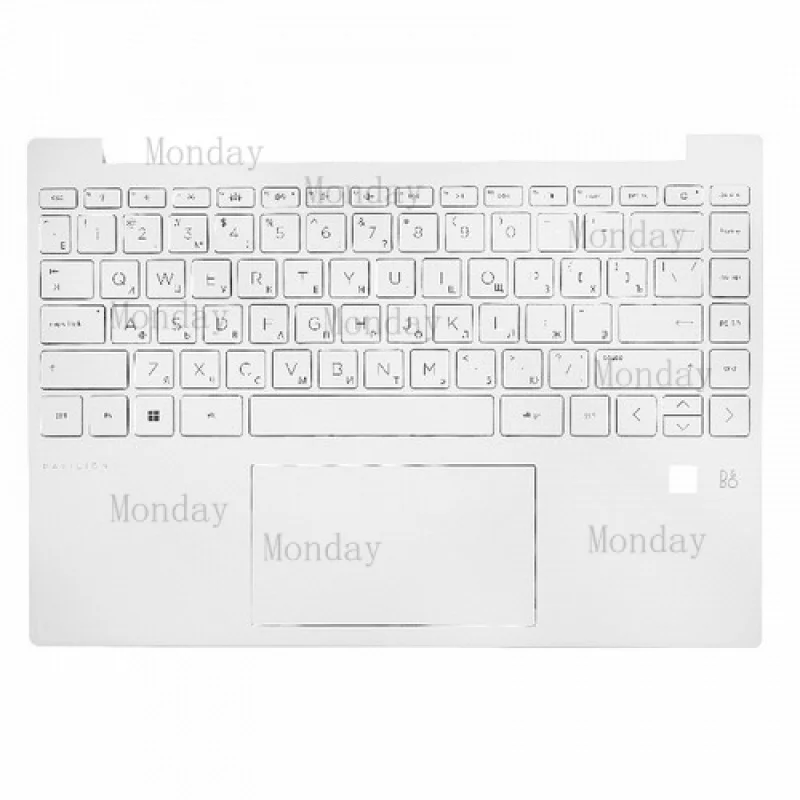 

W New For HP Pavilion 13-BE TPN-W152 Laptop Palmrest W/ Backlit Keyboard Silver