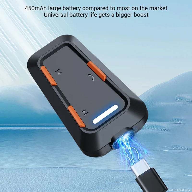 Neue C1 Motorrad Helm Headset Stereo Drahtlose Bluetooth 5,3 Kopfhörer IPX5 Wasserdicht ENC intelligente Rauschunterdrückung 450 mAh