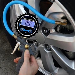 Digital Tyre Tire Air Pressure Gauge Meter Digital Tire Pressure Gauge Backlight LCD Display for Car Truck Motorcycle