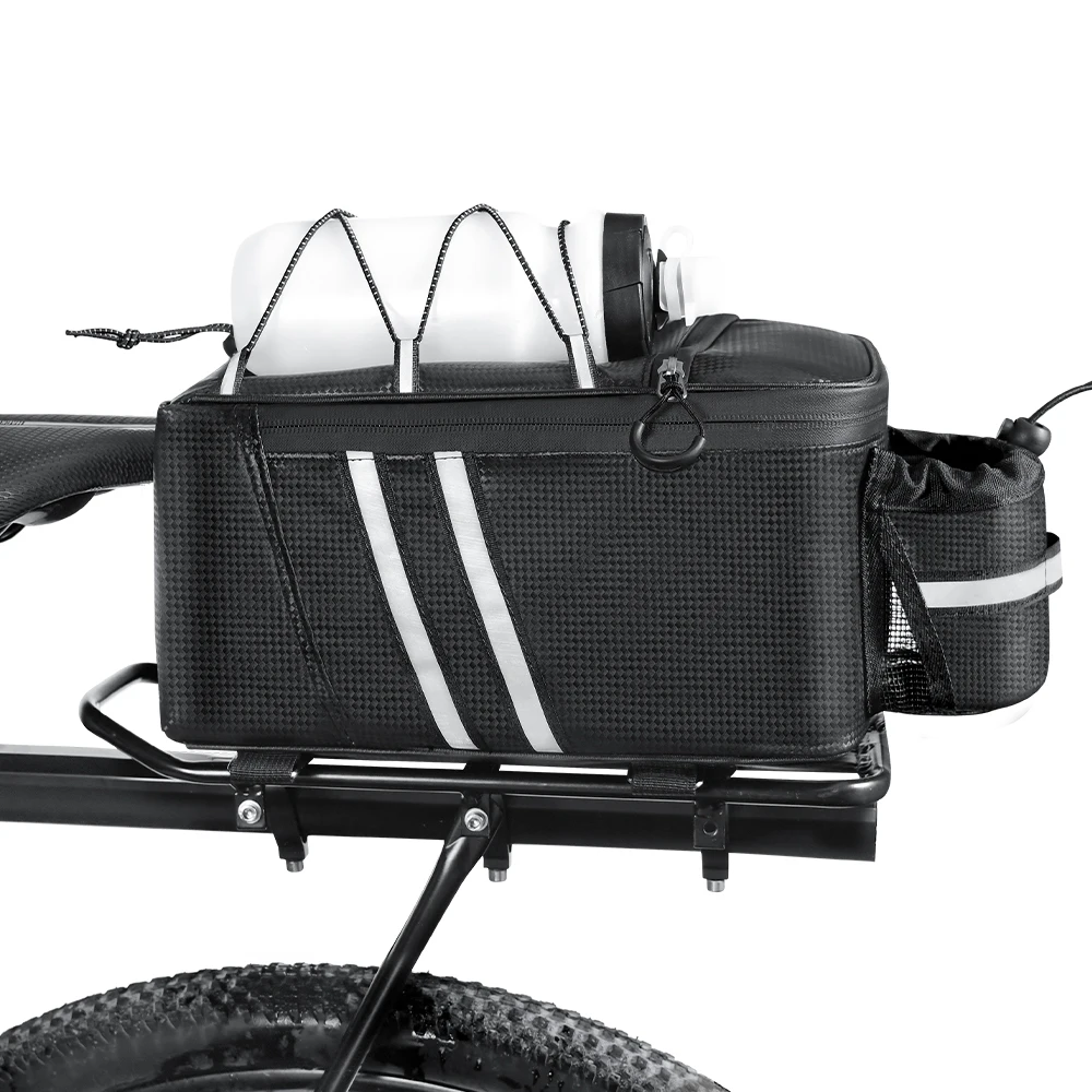 AliExpress NEWBOLER Bike Trunk Bag Large Capacity Bicycle Rear Bag Water Resistant Bike Rack Bag Bicycle Rear Seat Bag Cycling Bikepacking