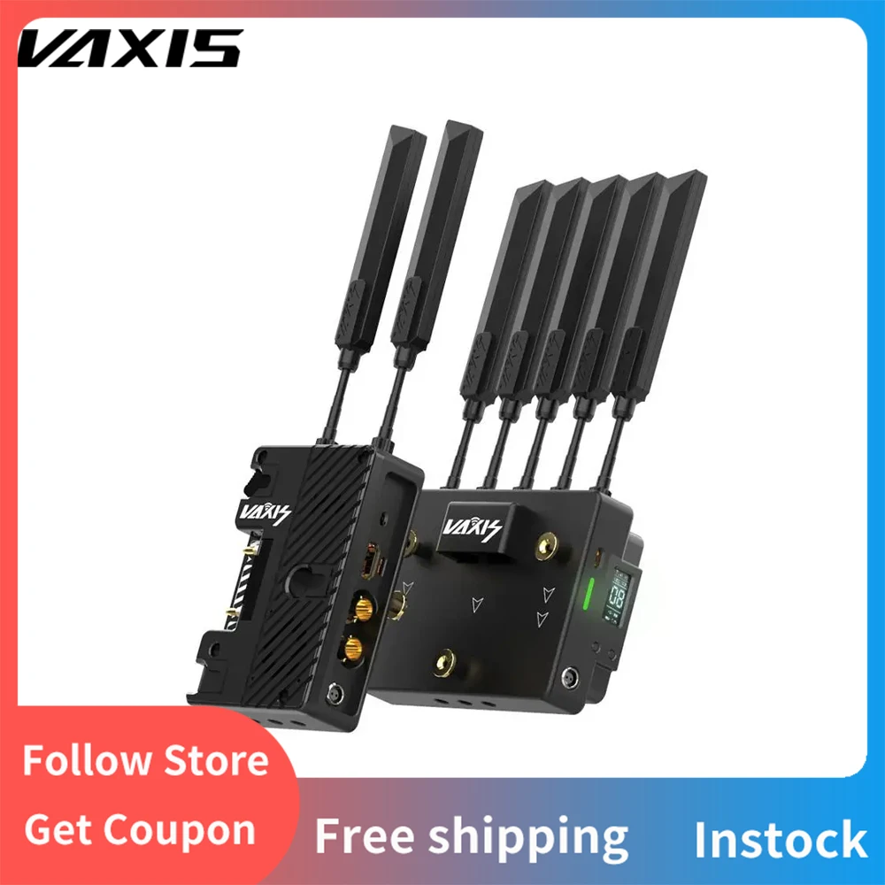 Vaxis Storm 3000 DG DG TX and RX 1080P Wireless Transmission HD Transmitter Receiver For ARRI RED Camera Audio Video