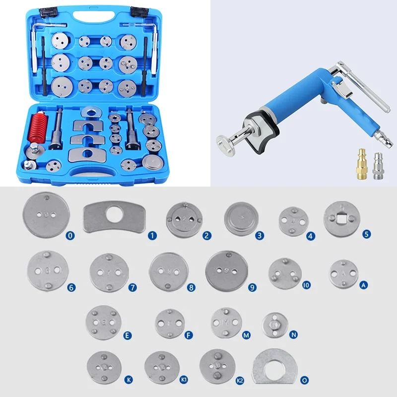 Car Tool Disc Brake Caliper 1 Set Durable And Reliable Convenient Rewind Back Brake 12PCS/13PCS Piston Compressor