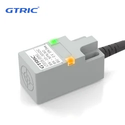 GTRIC Square Inductive Proximity Sensor Switch SN04 Double Lamp Upgrade Series Sensing Distance 5mm IP67 10-30VDC 3-wire NPN PNP