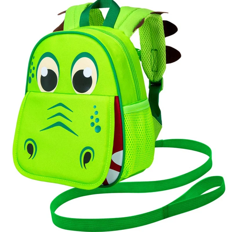

Toddler Backpack Leash, 9.5" Safety Harness Dinosaur Bag - Removable Tether