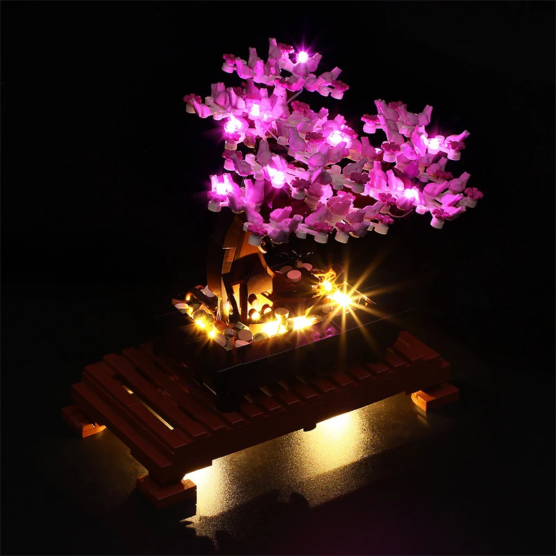 LED Light For LEGO 10281 Bonsai Tree Block DIY Toy (NO Blocks Model,Only LED Light) Brick Light Set Kid Chrismas Gift