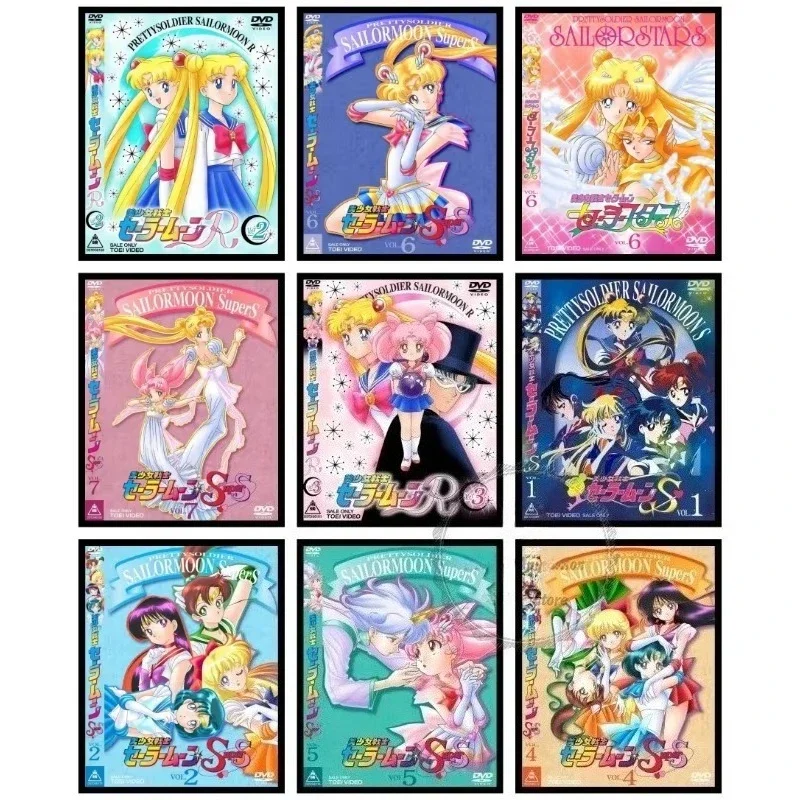 Classic Anime S-Sailor M-Moon 5D DIY Full Round Diamond Painting Home Living Room Bedroom Bar Aesthetic Decoration
