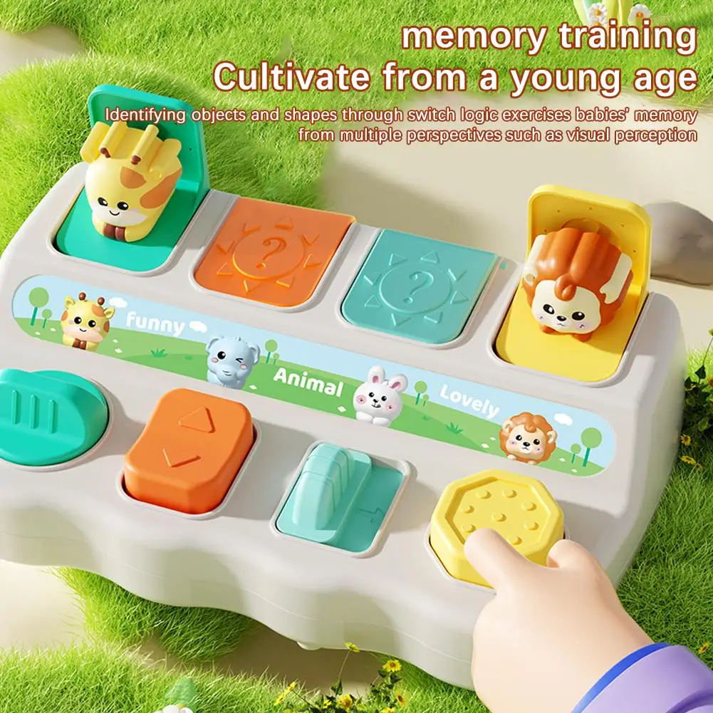 Cute Pet Hide And Seek Switch Box, Cultivating Logical Education Thinking Puzzle Toy, Mechanism Box Switch Early O0e6