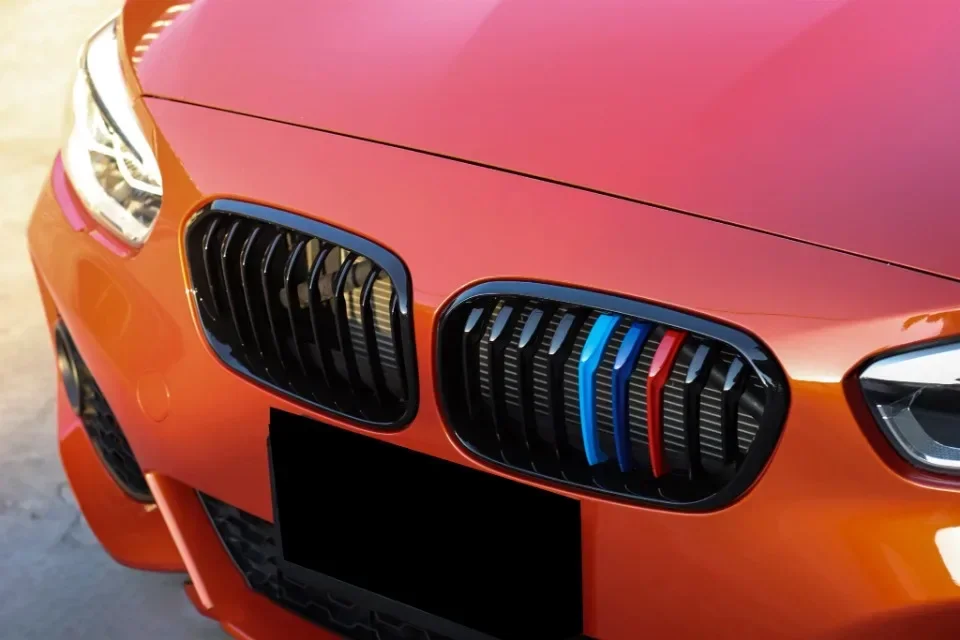 Xvip 1 Paar Front gitter für BMW 1er F20 F21 2013-2016 glänzend schwarzer Nieren grill Ersatz Racing Front stoßstangen gitter – Detail 22