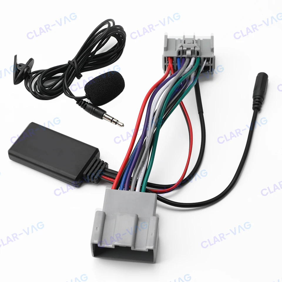 AUX-IN Módulo adaptador de áudio, Bluetooth 5.0, cabo para Volvo C30, C70, S40, S60, S70, S80, V40, V50, V70, XC70, XC90