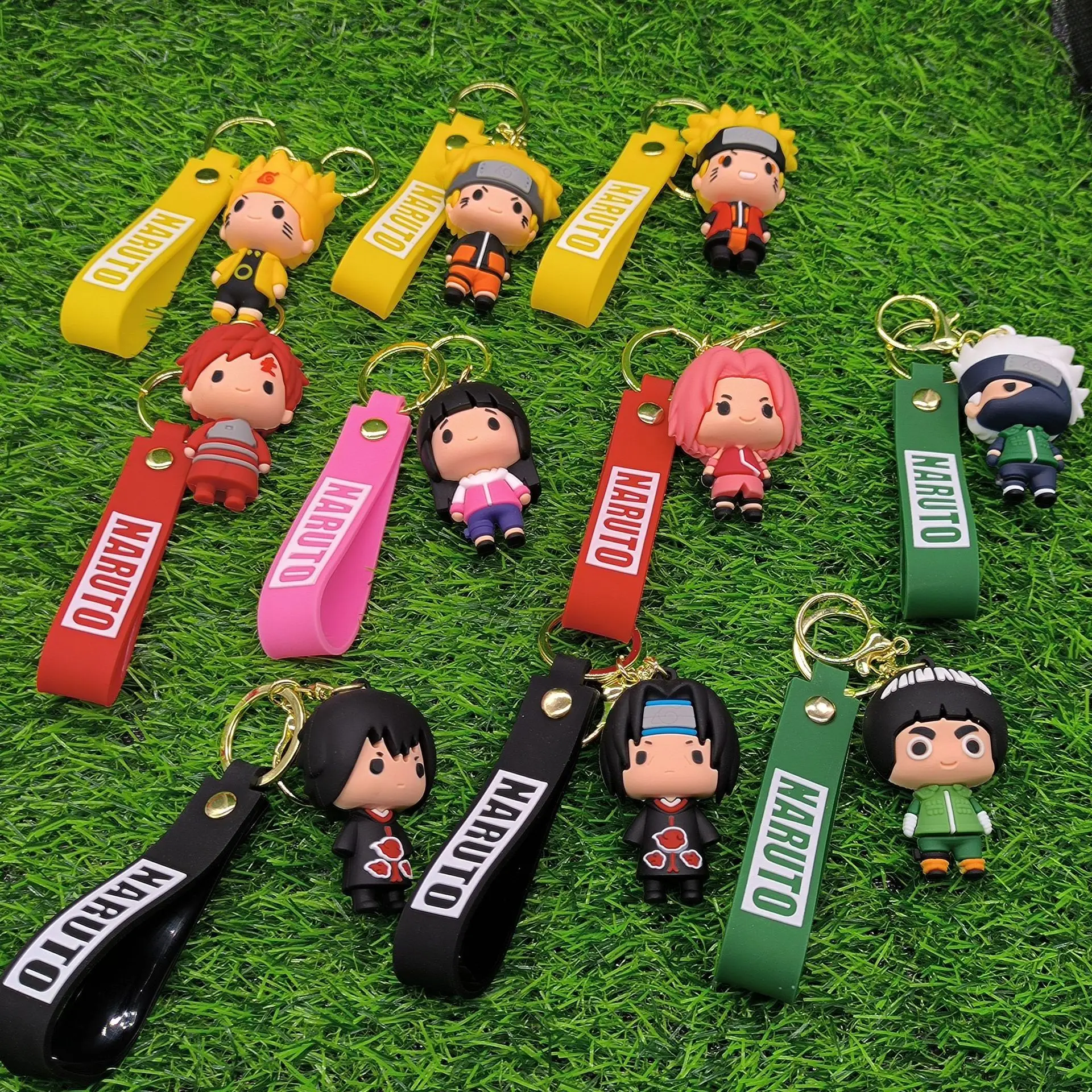 

Naruto Breloczek do kluczy Anime Figurka Haruno Sakura Hatake Kakashi Gaara Uzumaki Naruto PVC Breloczki do kluczy dla dzieci Prezent urodzinowy Zabawka