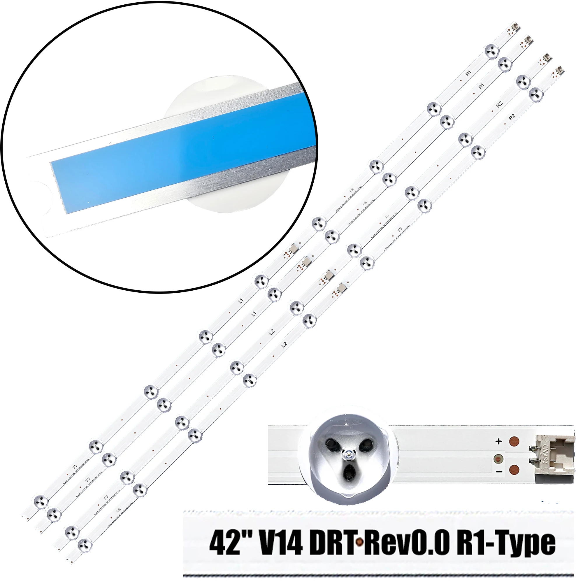 LED Backlight Strips For Philips 42PFH6309/88 42PFT6309/60 LED TV Bars 42