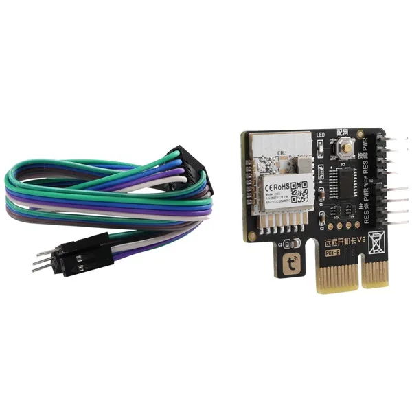 

Переключатель переключения питания компьютера Tuya, Wi-Fi, PCIe-карта для компьютера, дистанционное управление через приложение, Поддержка Google Home, мини-карта