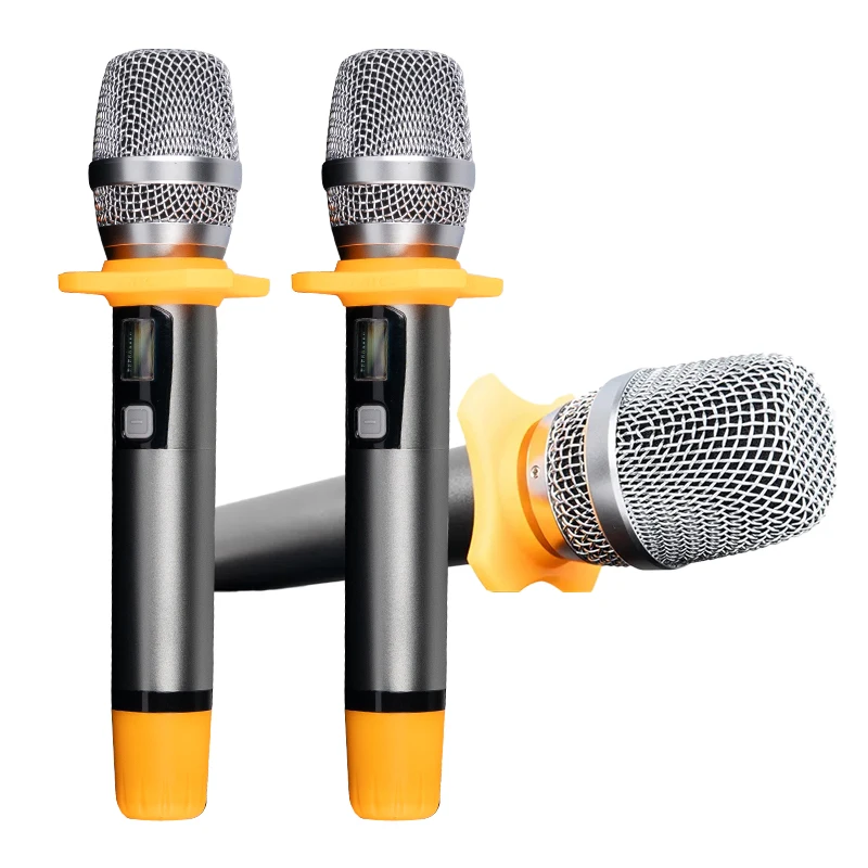 Microphone Uhf Wireless Mic Outdoor Performance Condenser Mic Professional Studio Dynamic Cordless Wireless Microphone System