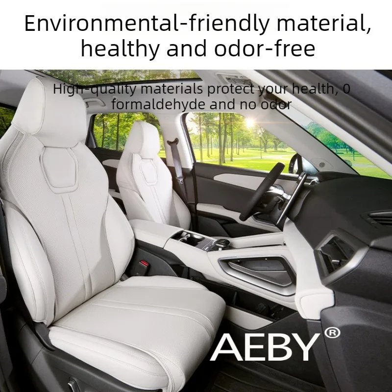 AEBY For BYD Atto 2 Smart Driving Editio 2024-2025 Semi-Cover Seat Cushion Set,Car Seat Cushion Set,Summer Cool & Winter Warm
