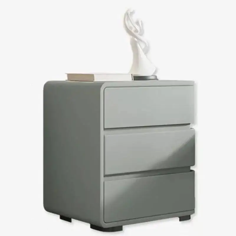 طاولات حديثة للتخزين بجانب السرير الخشبي وغرفة النوم الضيقة وخزائن الأدراج الصناعية الكاملة وغرفة الأثاث Criado Mudor De Quarto #4