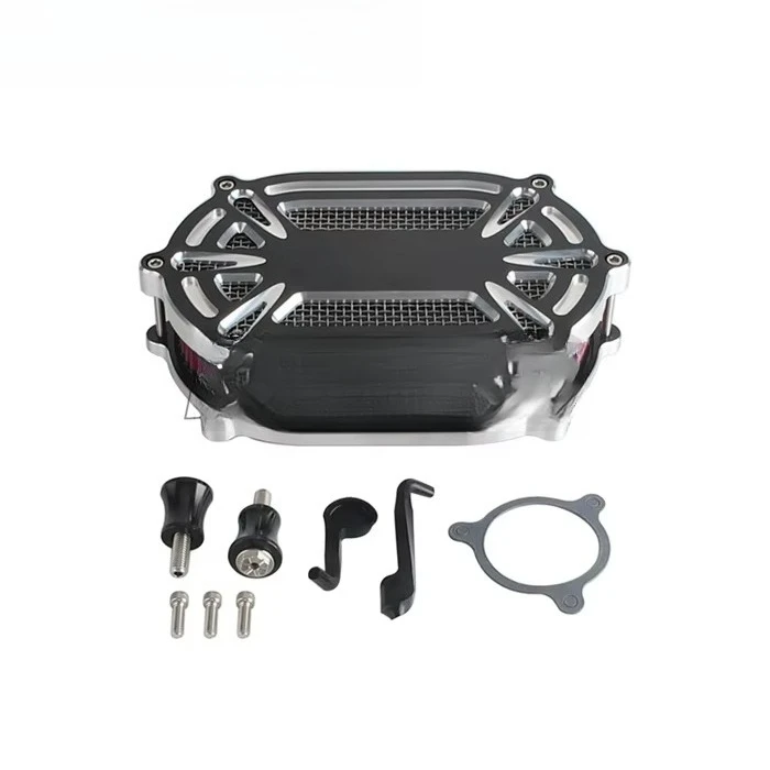 Smooth Air Flow Easy Install Air Cleaner Filter W/ Backing Plate for  Softail Touring Road King 2017-2023