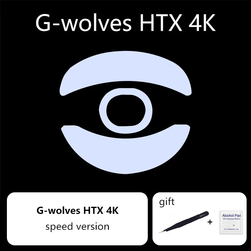 

1 комплект накладок Ultraglide для мышей G-wolves HTX HSK HTS 4k Control Speed, версия ICE, PTFE-ножки для мышей
