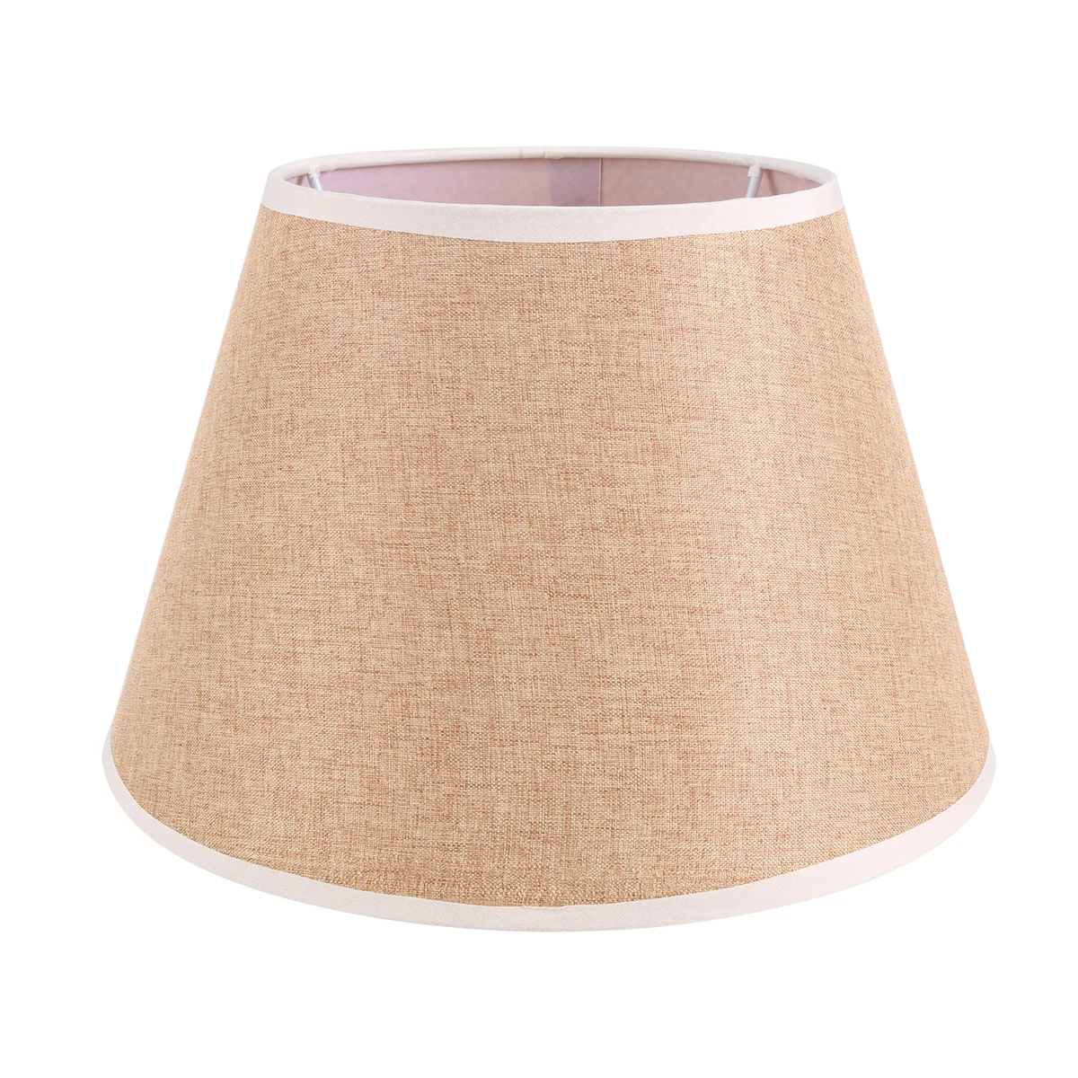 Table Lamp Lampshade Accessories E27 Linen Bedside Lamp Wall Lamp Floor Lamp Shade Cloth Lower Diameter 30cm Yellow