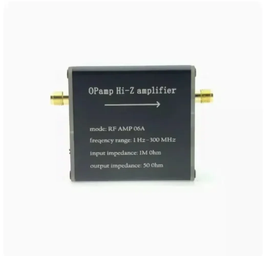 

Hi-Z Amplifier RF AMP 06A 1Hz-300MHZ 50 Ohm High Impedance Amplifier