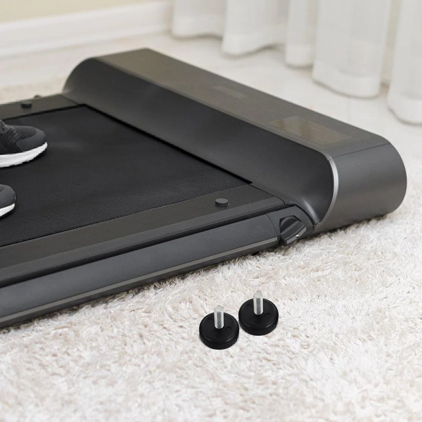 

4Pcs Adjustable Suction Cup Feet for Stability Exercise Equipment Mounting Hardware Fitness Machine Repair Parts