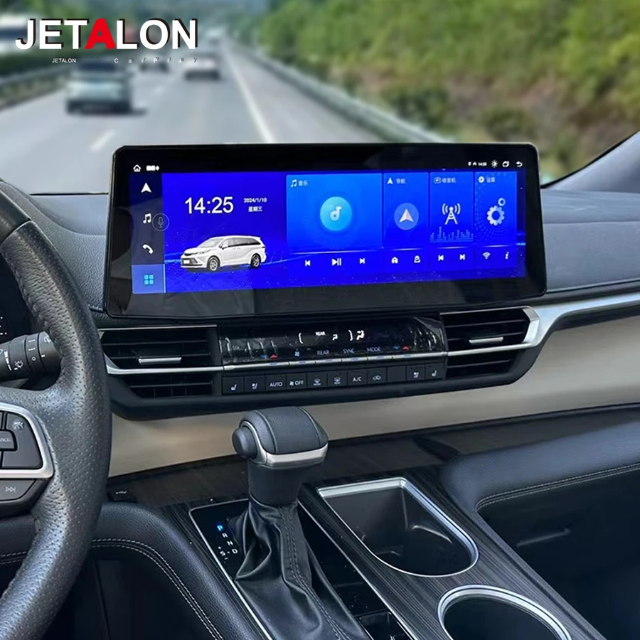 

15,9 "3K Android14 автомобильный радиоприемник беспроводной Carplay мультимедийный видео стереоплеер для Toyota Sienna/Gravia 2022-2025 GPS-навигация