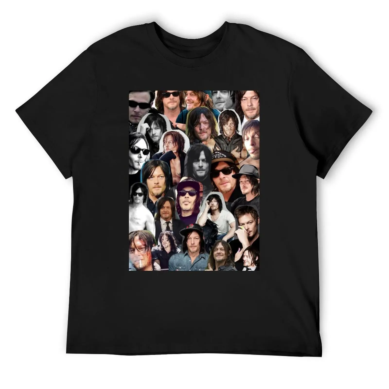 

Norman Reedus Collage T-Shirt graphic shirts fashion shirts cute clothes blue archive slim fit t shirts for men