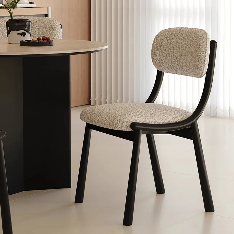 كرسي طعام من الخشب الصلب البسيط، كرسي منزلي فاخر، كرسي مكياج جديد عتيق #3