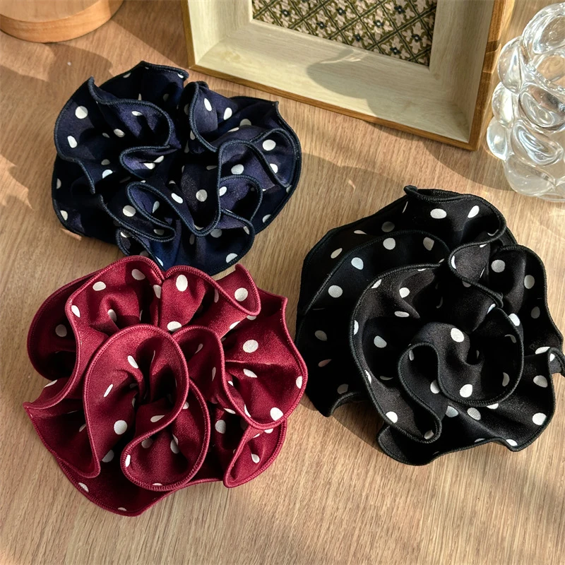 elasticos-de-cabelo-vintage-com-estampa-de-poa-scrunchies-grandes-com-textura-de-cetim-brilhante-prendedores-de-rabo-de-cavalo-acessorio-de-moda-para-cabelo