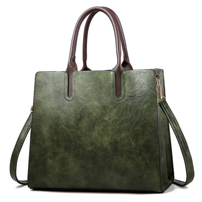 

Spring 2024 Fashion Women's Shoulder Bag Trendy Handbag Pure Color Crossbody Bag Stylish Soft PU Leather Zipper Clo...