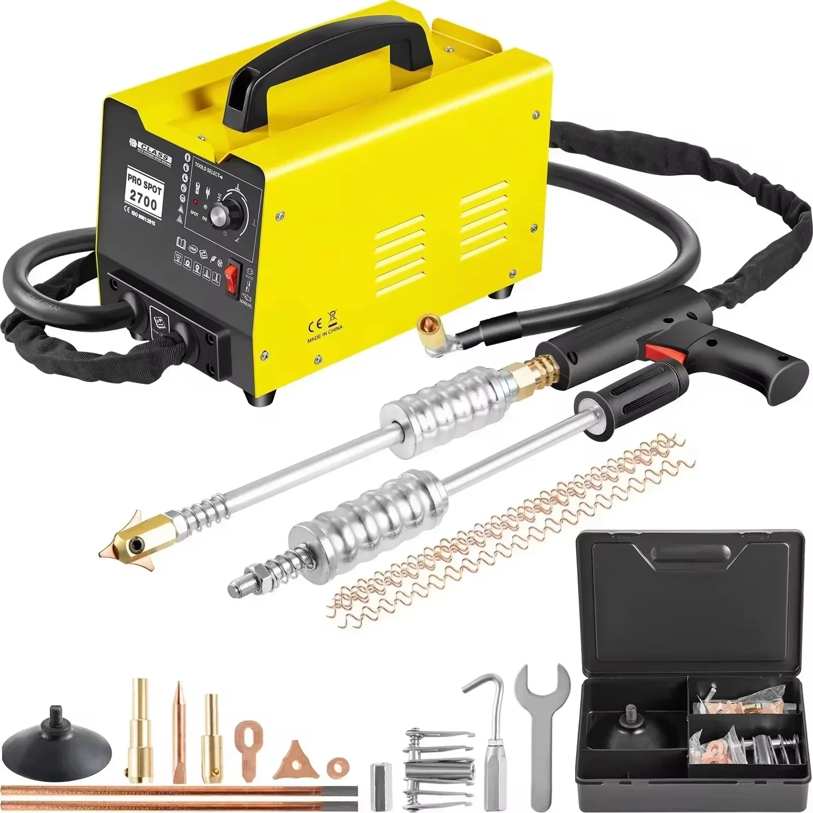 SIHAO – Machine de débosselage automatique GYSpot 2700/3500A, extracteur de panneau de soudage par points, double tension, carrosserie de voiture, outils de débosselage sans peinture
