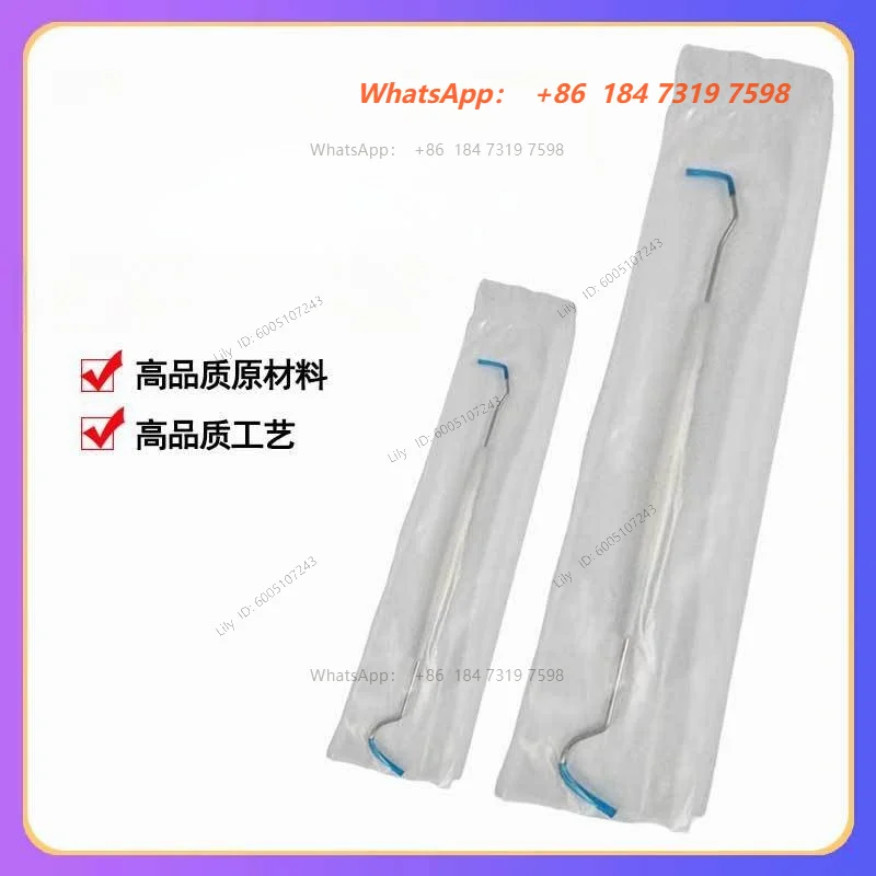 200PCS disposable probe, with anti-skid probe individually packaged tooth hook pick needle tooth