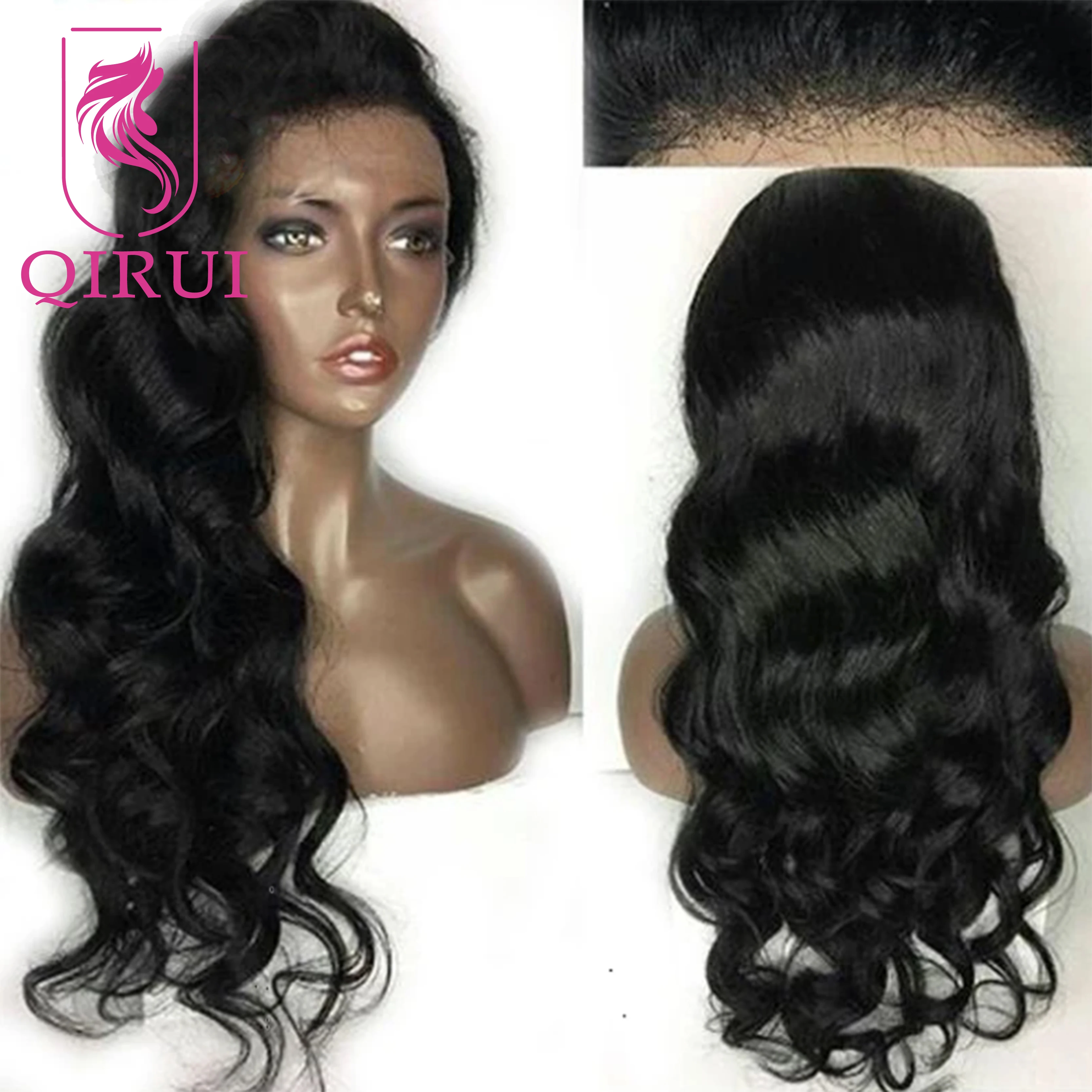 Loose Wave Silk Base Top Full Lace Wig with Baby Hair Indian Wavy Human Hair Silk Base Full Lace Human Hair Wig For Women