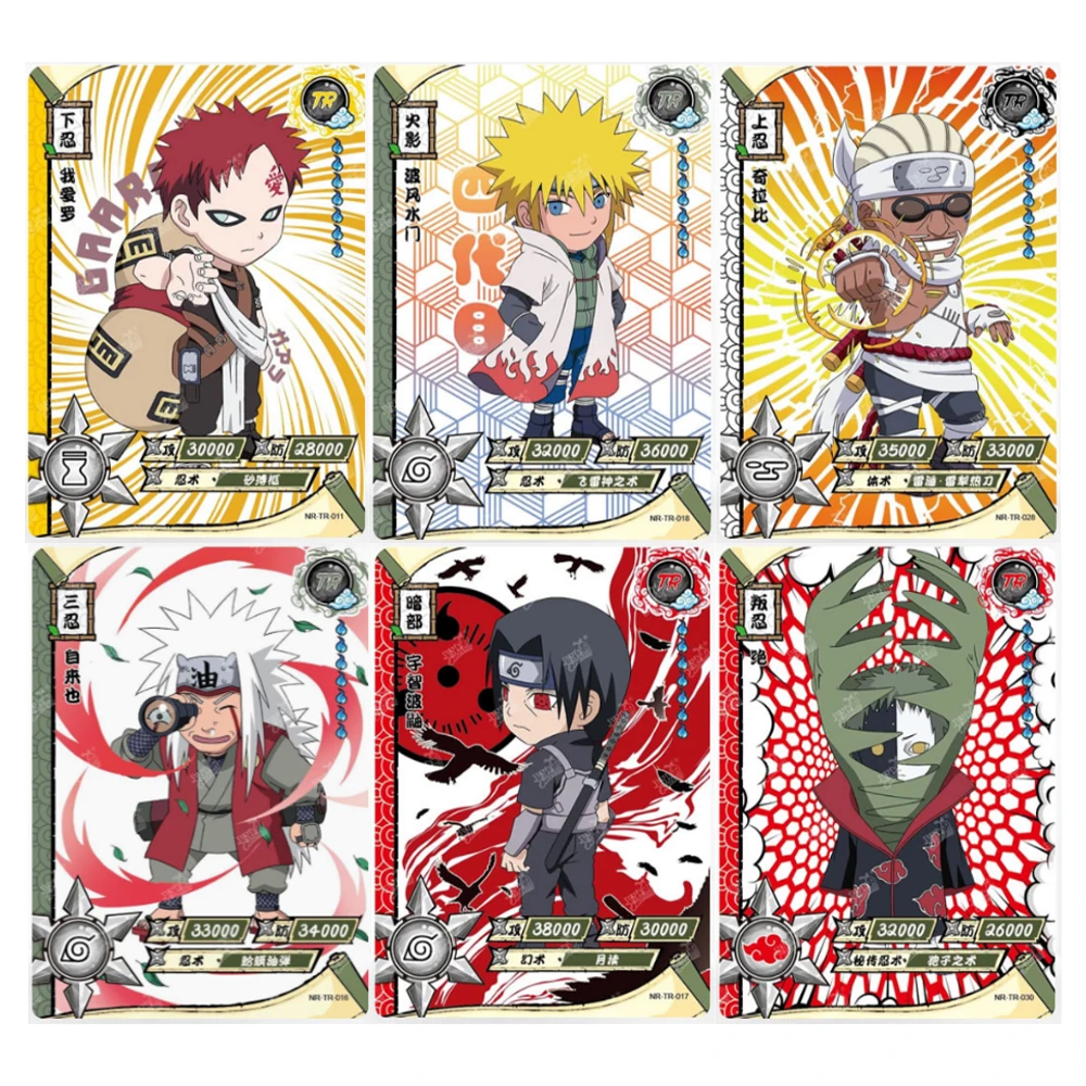 KAYOU-tarjeta de Naruto auténtica TR, transparente, Haruno, Sakura, Miyue, Uzumaki, Naruto, Sasuke [actualizada al 054]