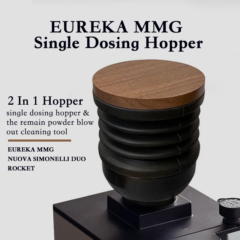 Eureka MMG Single Dose Hopper Coffee Grinder Bean Warehouse 2 In 1 Blow to Clean Up the Remaining Powder Coffee Powder Upgraded