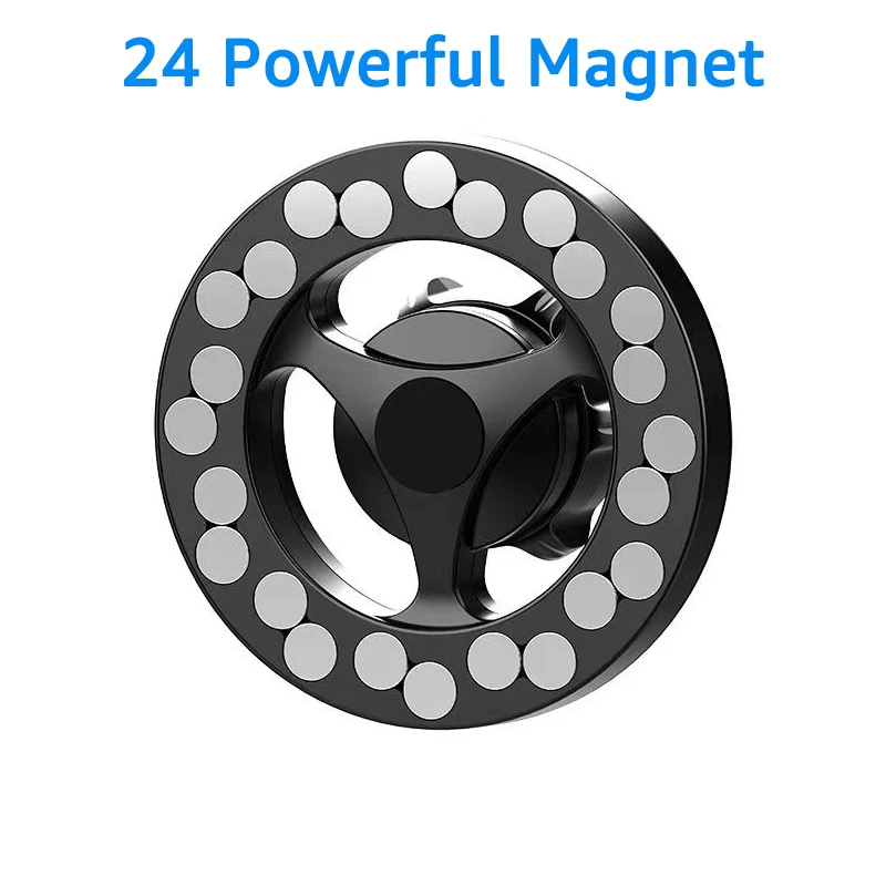 Magnetic Car Phone Holder Accessories for iPhone 15 14 MagSafe Xiaomi Samsung Magnet Car Mount for 17mm Diameter Ball Joint Base