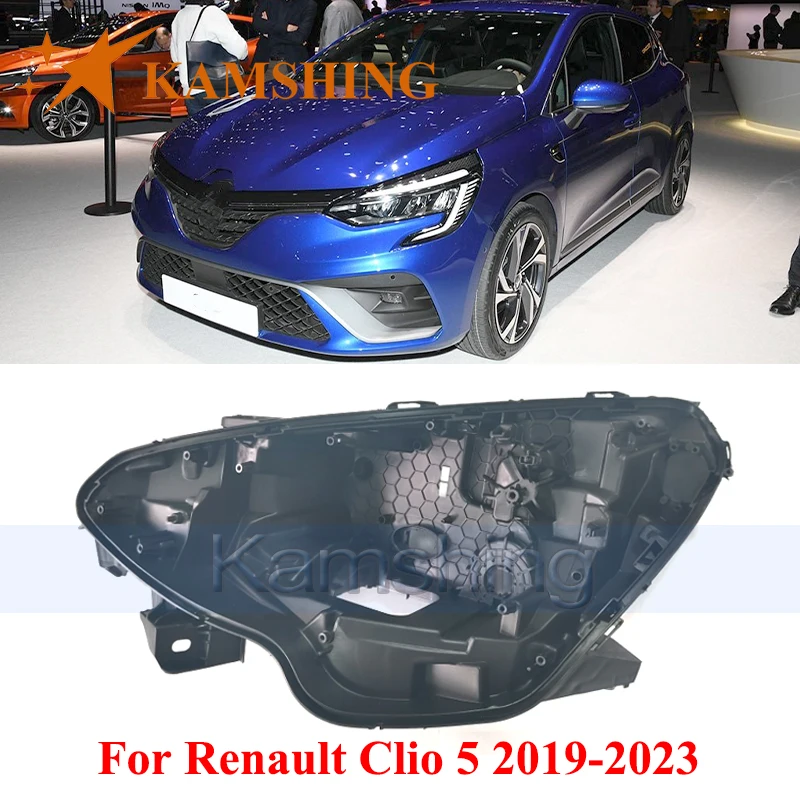 

CAPQX Базовая крышка передней фары для Renault Clio 5 2019-2023, задняя крышка фары, задняя крышка, задний дом