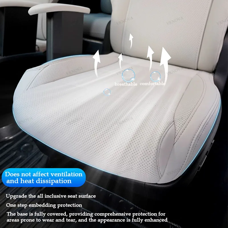 For Tesla Model YL 2026 Car Seats Cover Nappa Leather YL Invisible Seat Cushions Ventilation High Quality Interior Accessories - view 5