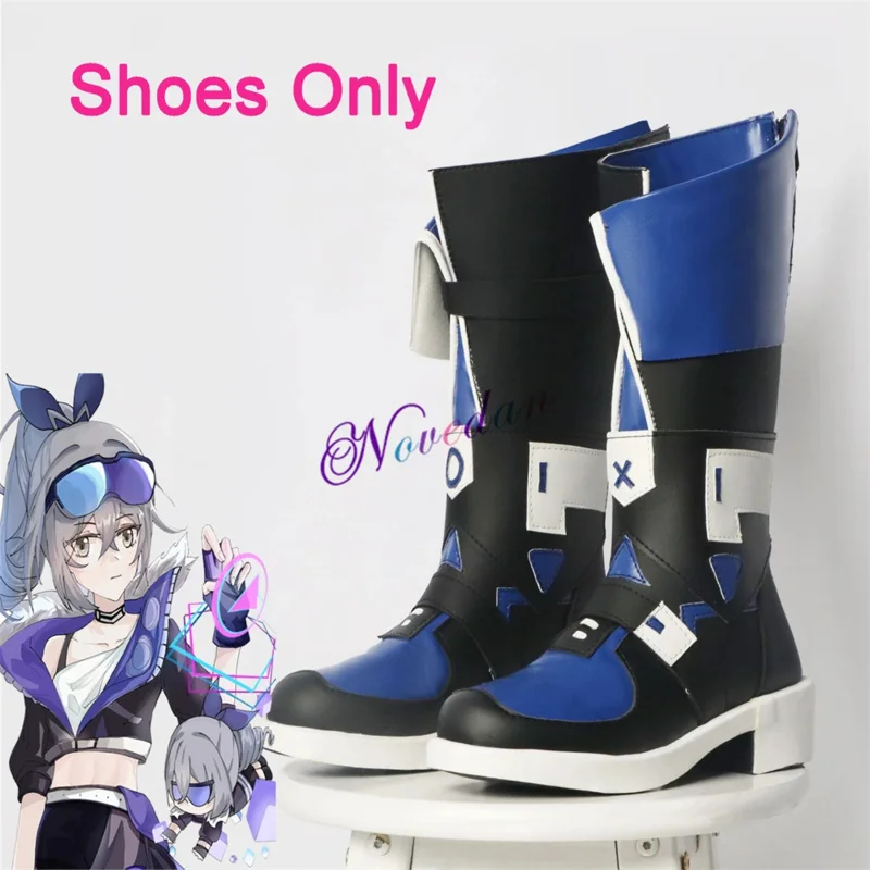 Jogo honkai estrela ferroviário lobo de prata cosplay traje peruca uniforme de cabelo casaco botas sapatos óculos prop festa de halloween roupa feminina bs