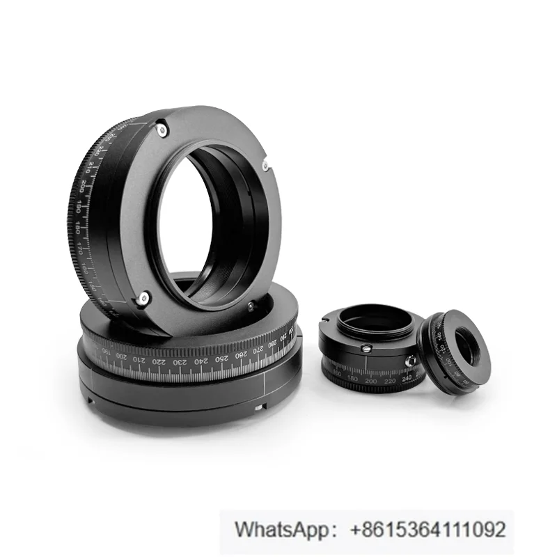 

Optical Lens 360 ° Rotary Mount SM1 External Thread Interface Fits 0.5/1 Diameter Lenses 1pcs