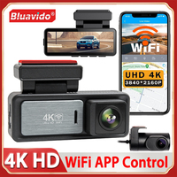 4K Front & 1080P Rear Dual Dash Cam with WiFi, Night Vision, Loop Recording, G-Sensor, 24/7 Parking Monitor Car Video Recorder