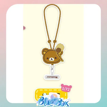 

Maihe BOXFUN Authentic Rilakkuma Gulu Gulu Series Phone Strap Blind Box Collectible Kawaii Birthday Gift for Girls In Stock